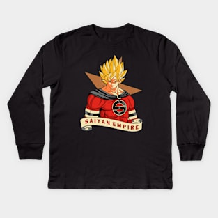 Saiyan Empire Kids Long Sleeve T-Shirt